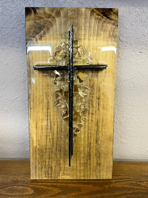 Glass Resin Cross Class