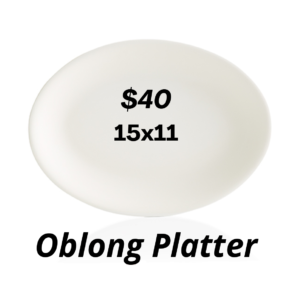 oblong platter