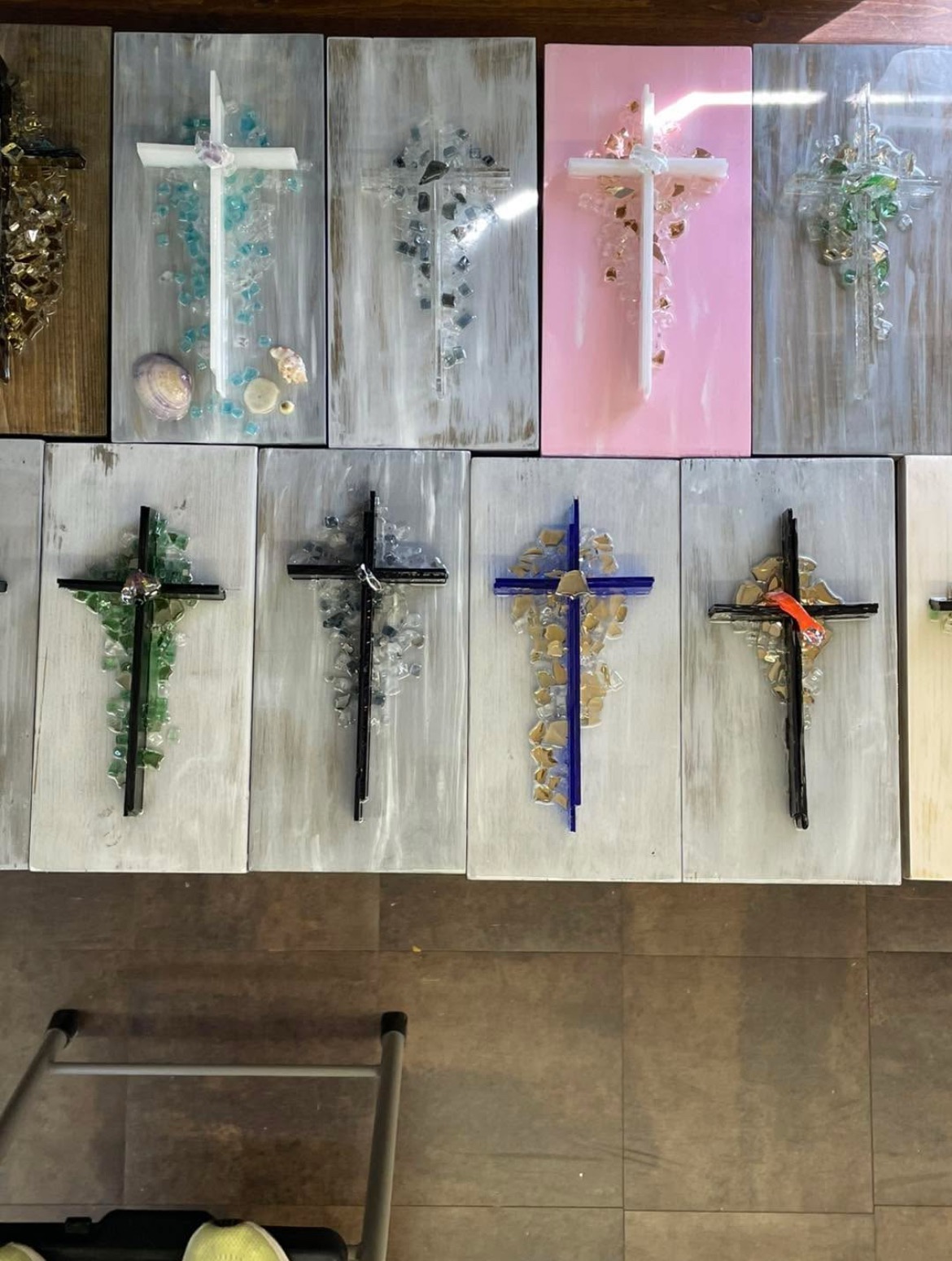 Glass Resin Cross Class